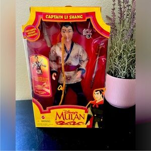 Vintage Disney’s, li Shang and Mulan doll